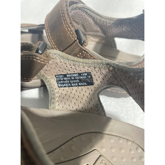 Clarks Leather Sport Sandals Fisherman Men 12M Brown Adjustable Straps 63581 main image 8